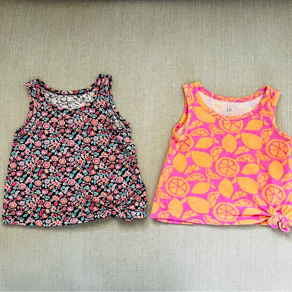 Floral and Citrus Tank Tops Set from Baby Gap